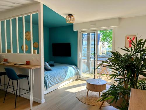 Studio cosy la plage à pieds