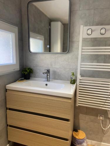 Koupelna v ubytování Chez Mymy