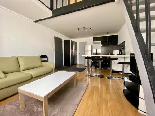 Appartement mezzanine au calme