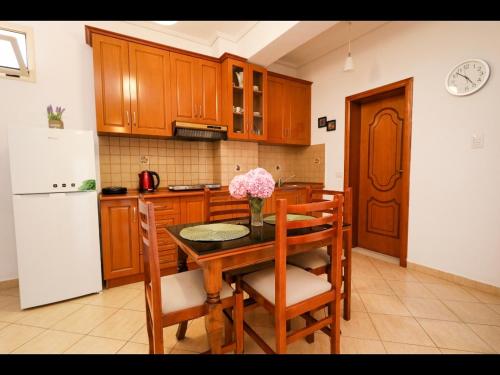 Η κουζίνα ή μικρή κουζίνα στο Apartments Athina Orikum