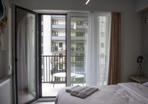 Postel nebo postele na pokoji v ubytování 3 Room Modern Apartment