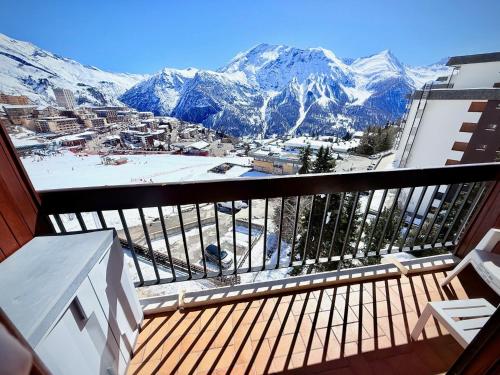 Studio au pied des pistes avec vue imprenable sur la station