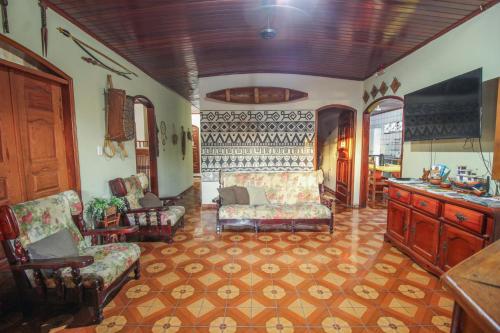Posezení v ubytování Hostel Roraima