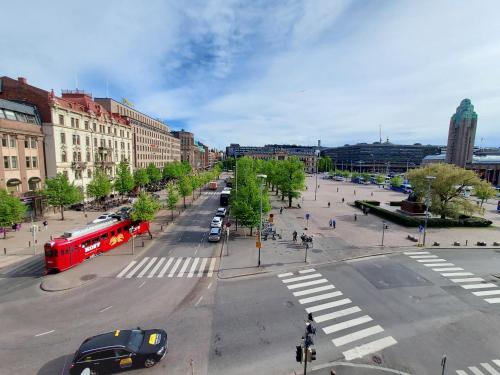 Almennt útsýni yfir borgina Helsinki eða útsýni yfir borgina eins og það er í íbúðinni