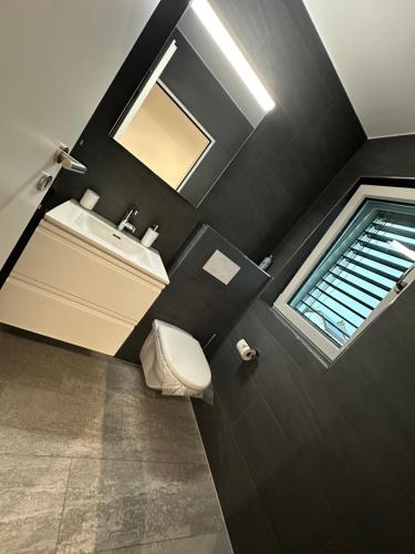 Koupelna v ubytování V.I.P Appartement