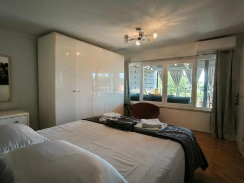 Posteľ alebo postele v izbe v ubytovaní Art Apartment Sole