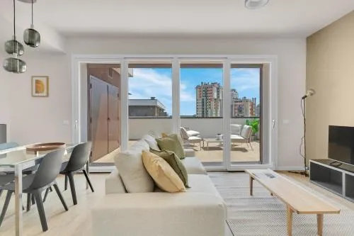 Airy Apartments with Balcony & Garage by NDP rent photo 1