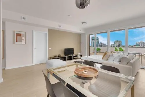 Airy Apartments with Balcony & Garage by NDP rent photo 21