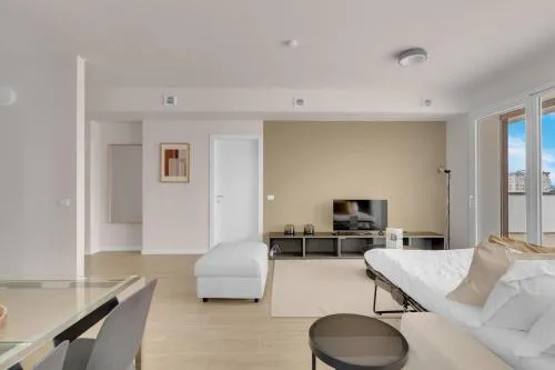Airy Apartments with Balcony & Garage by NDP rent photo 17