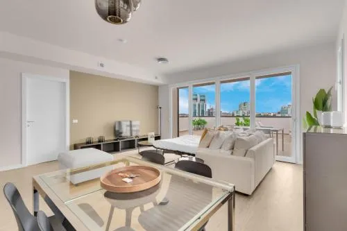 Airy Apartments with Balcony & Garage by NDP rent photo 5
