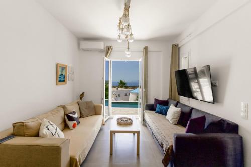 Posedenie v ubytovaní White Villas Paros