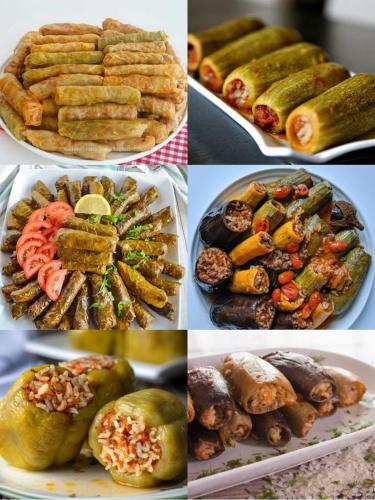a collage of pictures of different types of food at بيت الريف المصرى 