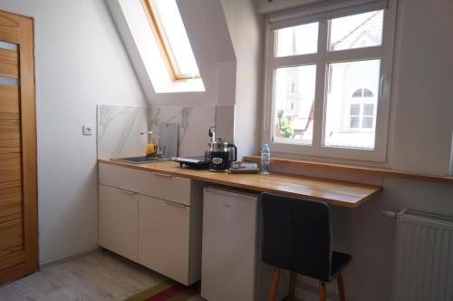 Kuchyň nebo kuchyňský kout v ubytování Twój mały Apartament