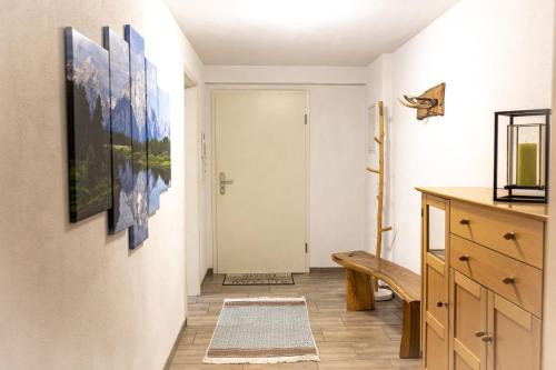 Koupelna v ubytování wolke 7, ruhiges Apartment, Kingsizebett, Etagenbett, Terrasse, Garten