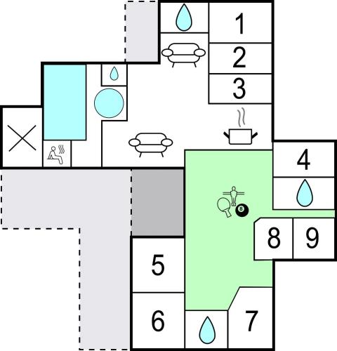 a logic puzzle game with an empty at Gorgeous Home In Idestrup With Sauna in Marielyst
