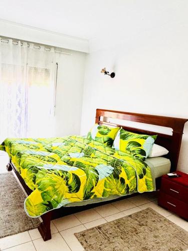 Cama o camas de una habitación en appartement luxueux résidence atlas hivernage