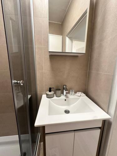 Koupelna v ubytování Apartman Obala deLuxe