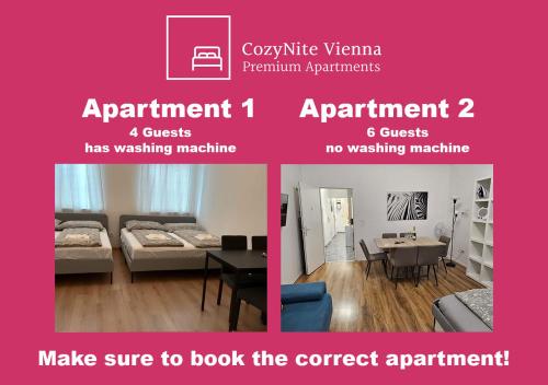 CozyNite Premium Apartment Hauptbahnhof 1+2