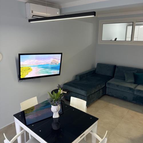 Χώρος καθιστικού στο Dea`s Apartment Durres