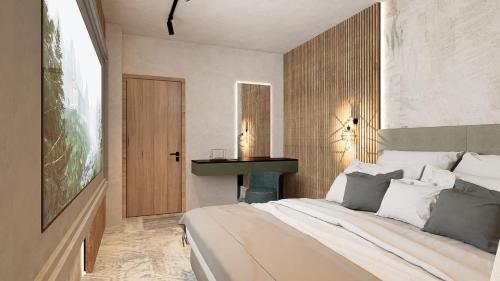 Postel nebo postele na pokoji v ubytování Hotel Sinan Han