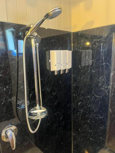 Bilik mandi di Barham Riverland Motel