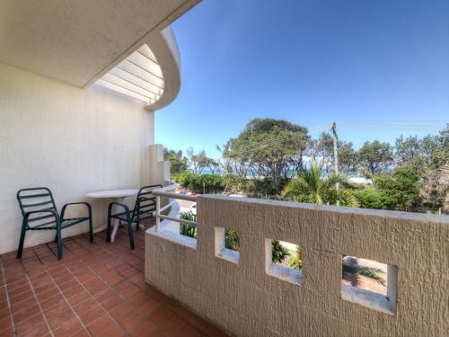 Balkoni atau teres di Camargue Beachfront Apartments