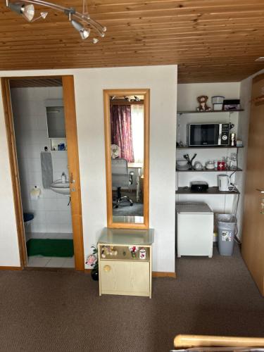 Koupelna v ubytování Quarto Privado em Einigen - Spiez