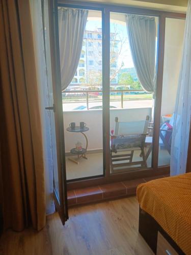 Ένα ή περισσότερα κρεβάτια σε δωμάτιο στο One-room boutique at Sunrise All Suites