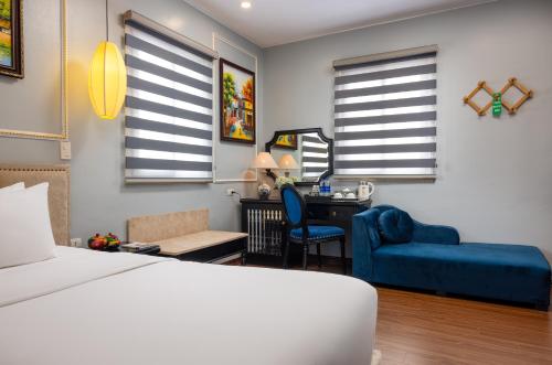 Katil atau katil-katil dalam bilik di Golden Amour Hotel