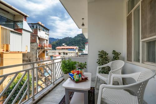 Nespecifikovaný výhled na hory nebo výhled na hory při pohledu z hotelu