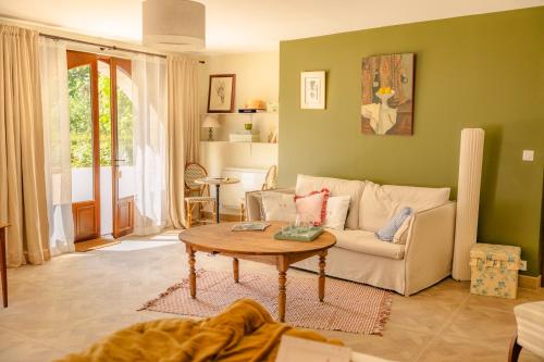 Χώρος καθιστικού στο Manoir saint Eusèbe