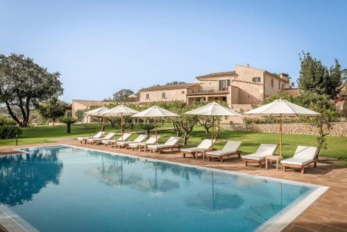 Πισίνα στο ή κοντά στο Finca Son Roig by Valentin
