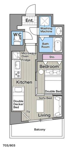 Hotel Namba East 703