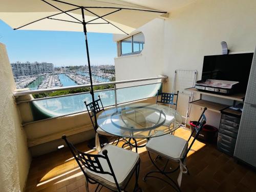 Nouveau, studio Port de Carnon 4 personnes