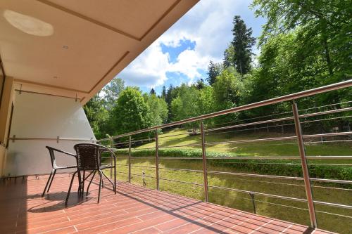 Balkón nebo terasa v ubytování Hotel Podium
