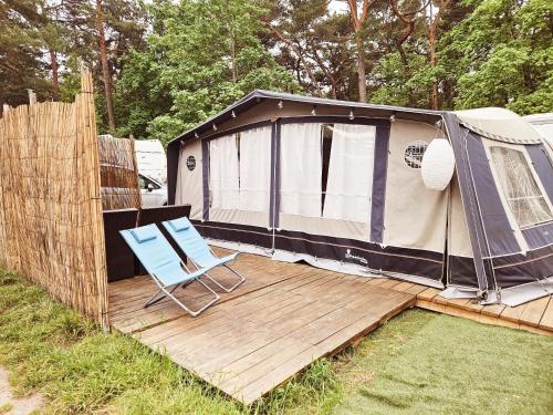Przyczepa GRANDE SOLE na Camping Kormoran