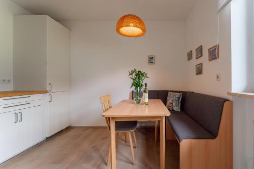 Dapur atau dapur kecil di Apartment Nagelköpfl Low budget