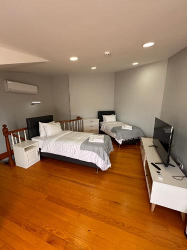 Postel nebo postele na pokoji v ubytování İstanbul Guesthouse