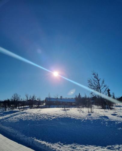 Slettabu by Norgesbooking - cabin with lovely view v zimě