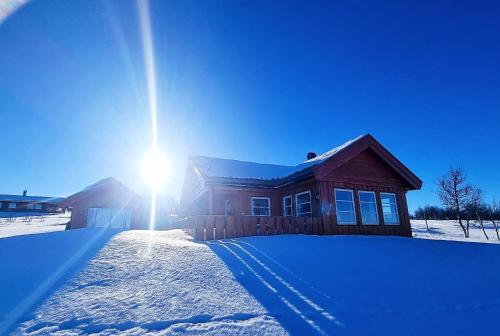 Slettabu by Norgesbooking - cabin with lovely view v zimě