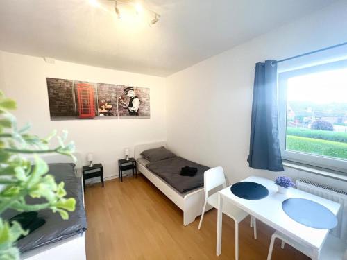 Posezení v ubytování Work & Enjoy Apartments in Todendorf