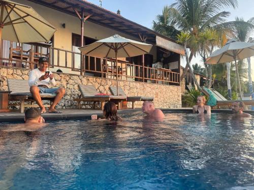Bazén v ubytování Double'A beach house nebo v jeho okolí