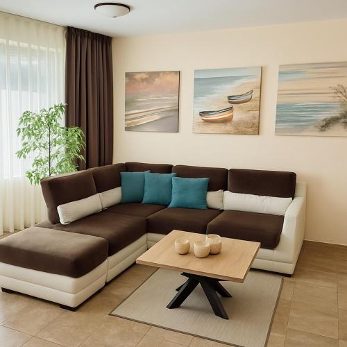 Χώρος καθιστικού στο Villa Topola Bay View