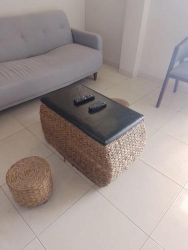 Ruang duduk di Casa Ross