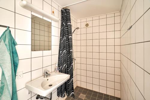 Koupelna v ubytování Hostel Agger Vandrerhjem
