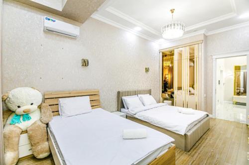 Llit o llits en una habitació de Apartment HOGAR