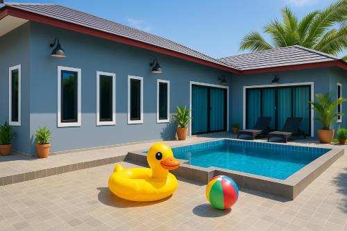 Swimmingpoolen hos eller tæt på LOMA Pool Villa