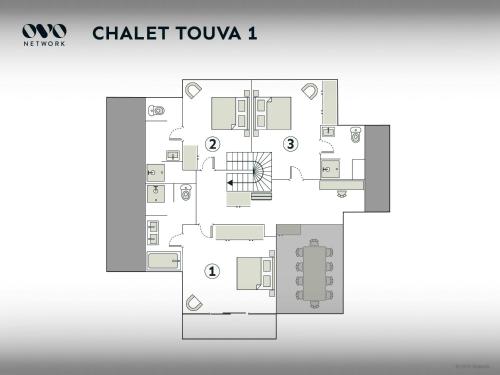 Pelan lantai bagi Chalet Touva - OVO Network