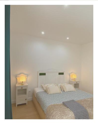 Ένα ή περισσότερα κρεβάτια σε δωμάτιο στο Casa Physalis
