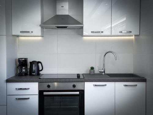 Dapur atau dapur kecil di Apartments Roberta
